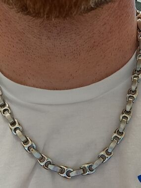 Triton Mariner Link Stainless Steel Necklace